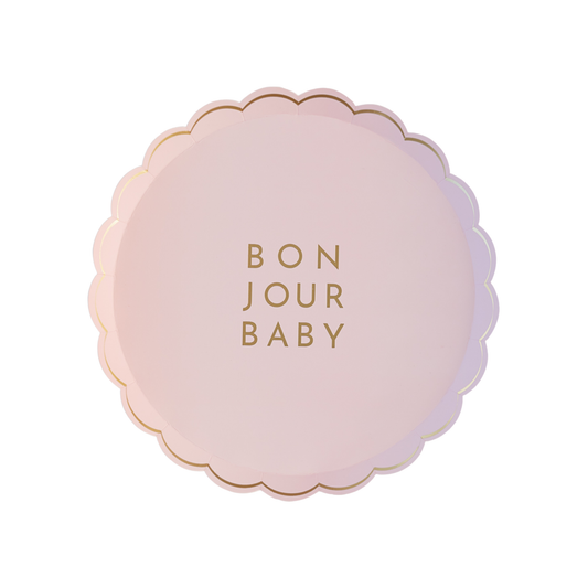 Bonjour Baby Petal Pink Small Plates