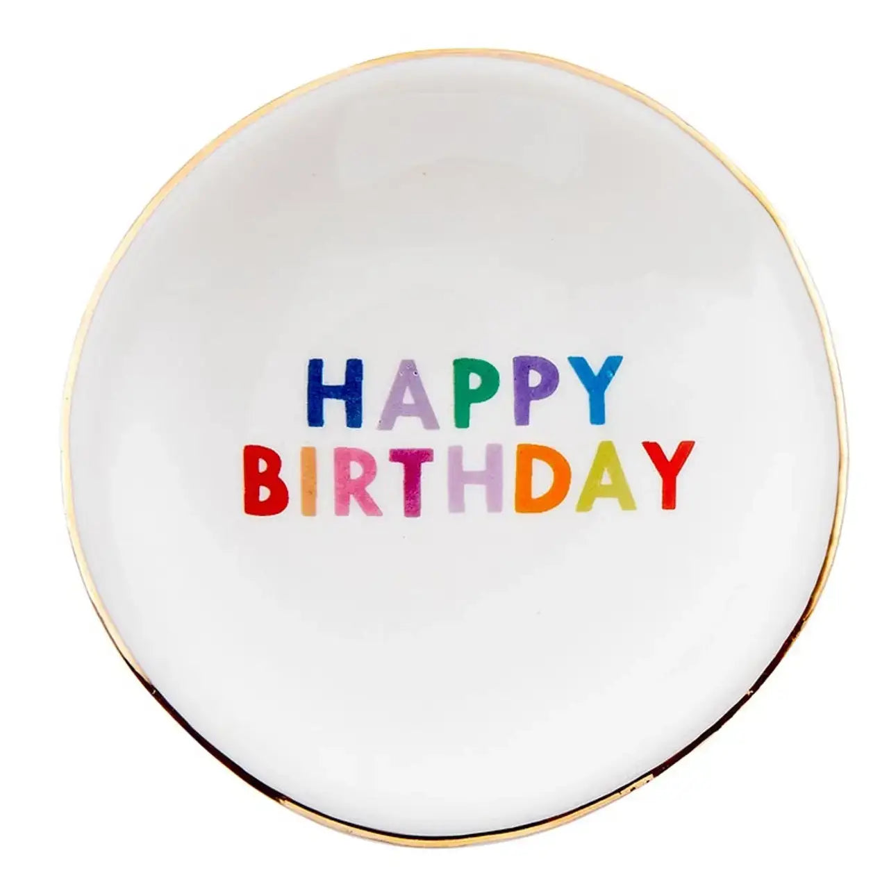Earrings + Trinket Dish Gift Set - Happy Birthday