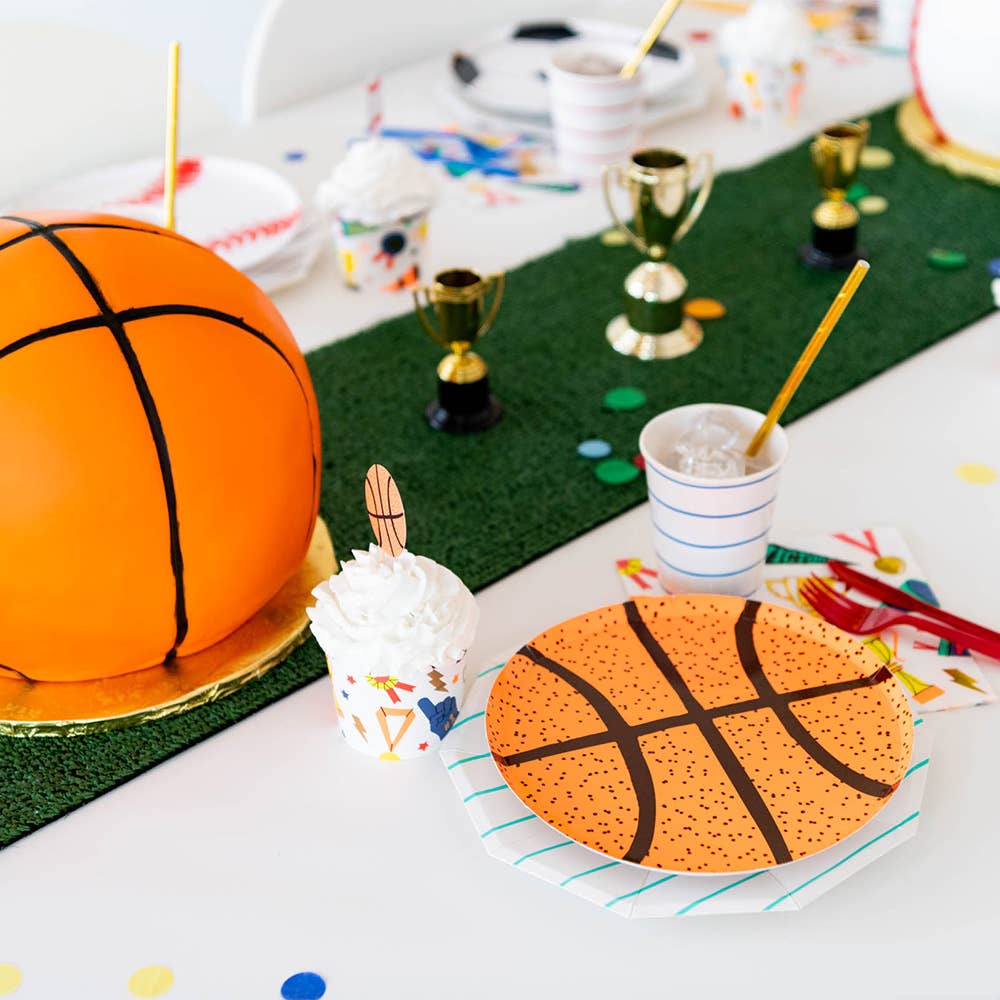Basketball Dessert Plates