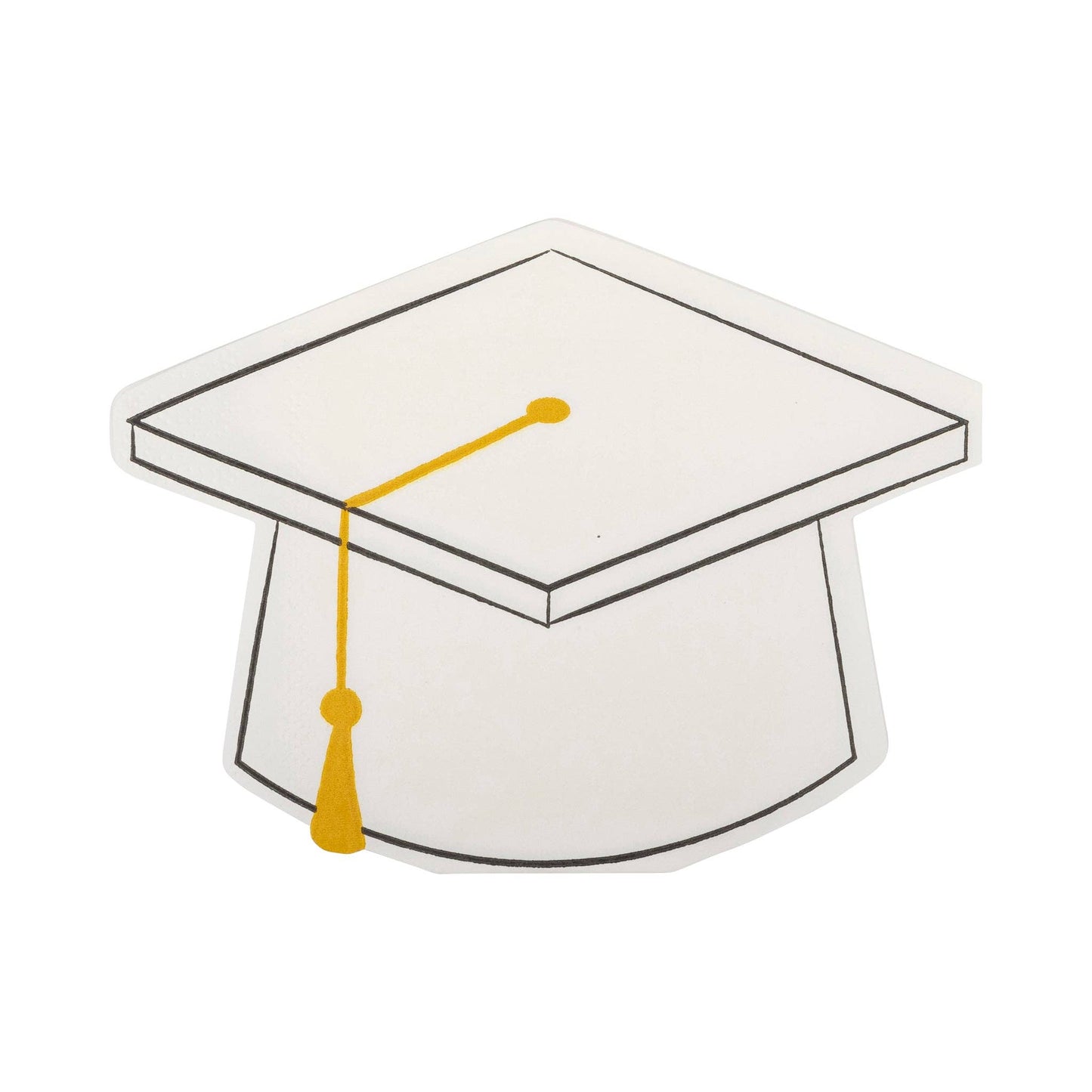 Graduation Cap Shaped Napkins