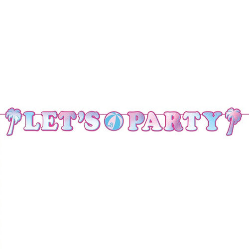 Barbie “Let’s Party” Banner