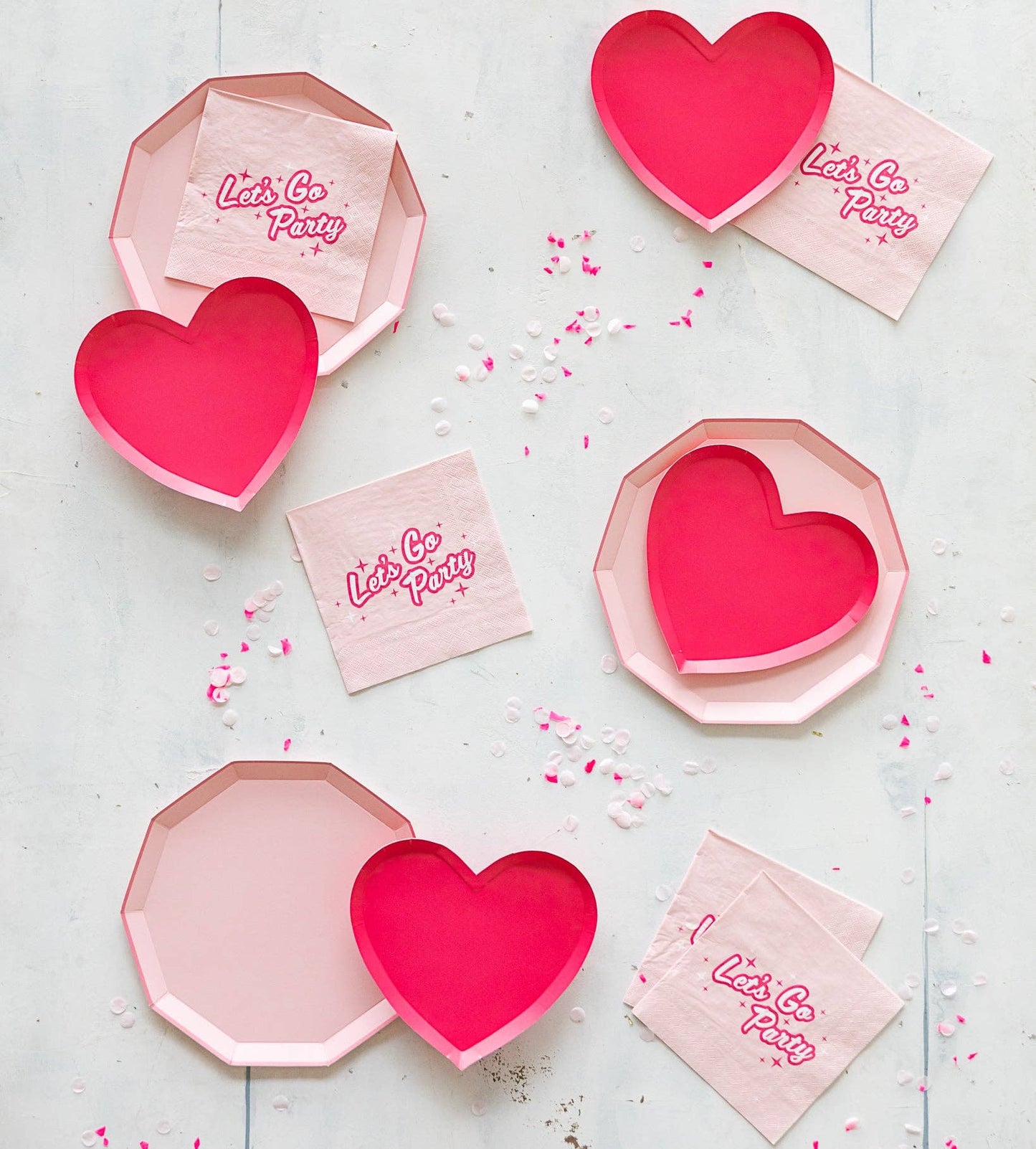 Petal Pink Premium Dinner Plates