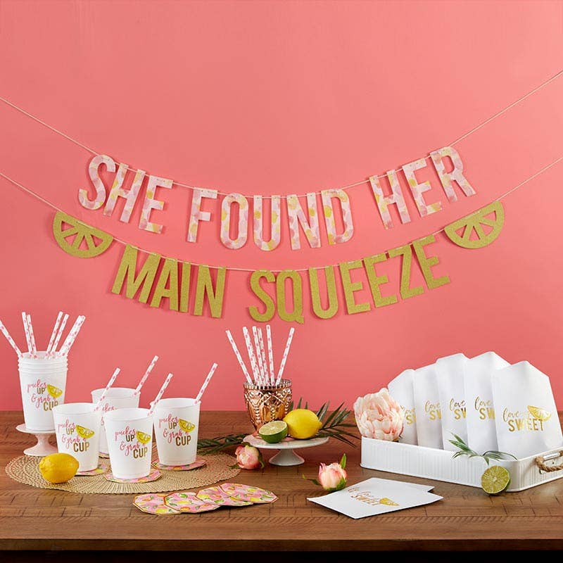 "She Found Her Main Squeeze" 49 Piece Party Kit