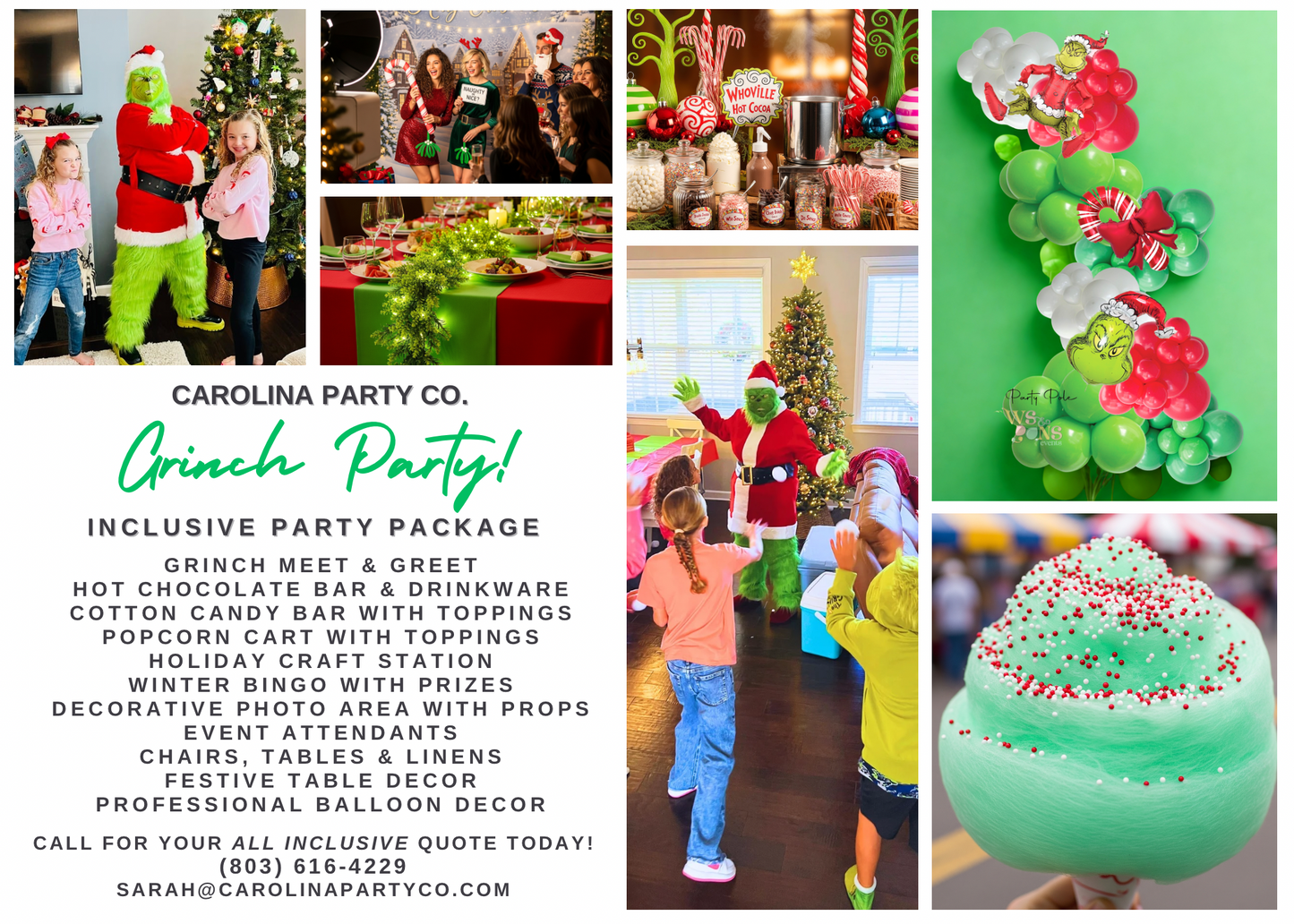 Grinch Party! - Contact Us for a Quote