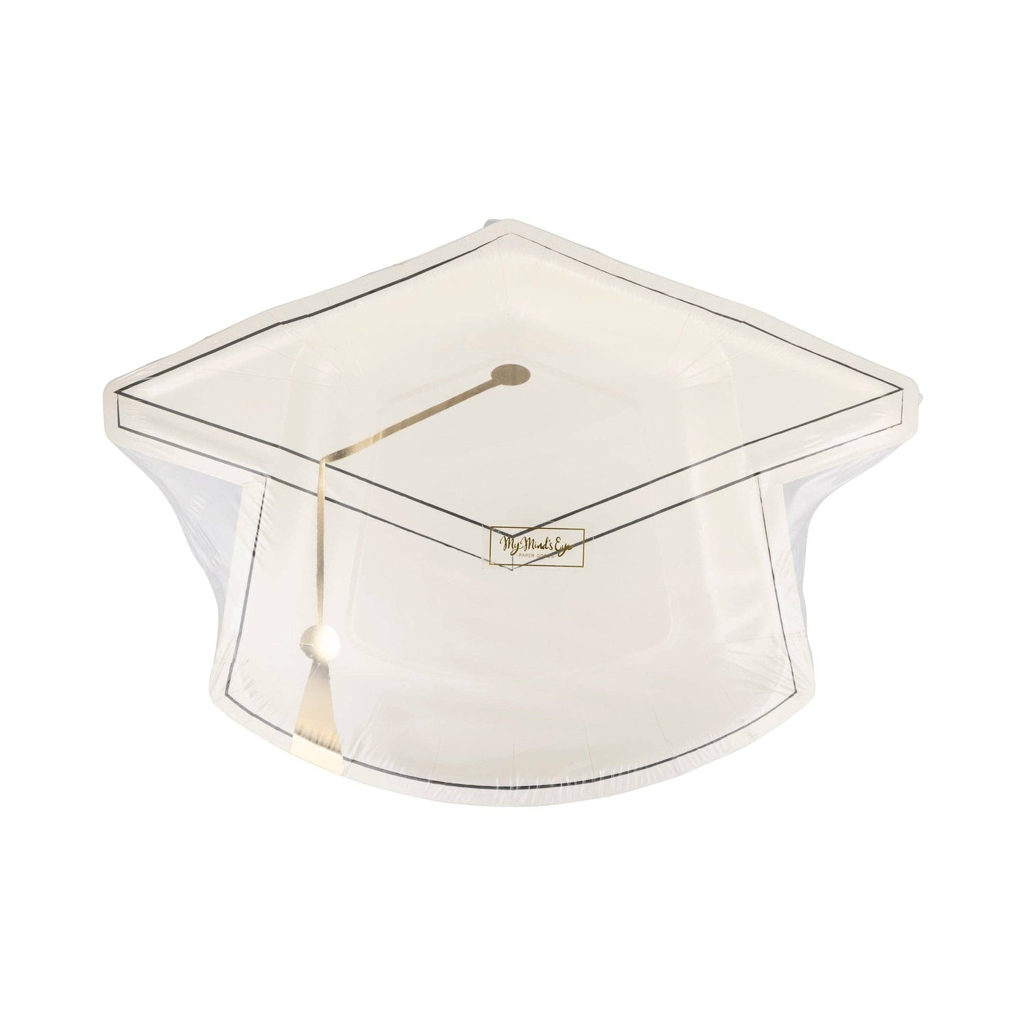 Graduation Cap Shaped Plates