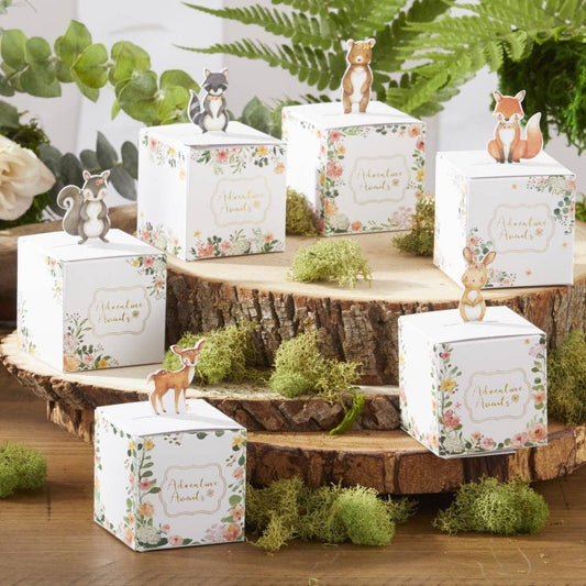 Woodland Baby Favor Box - (Set of 24)
