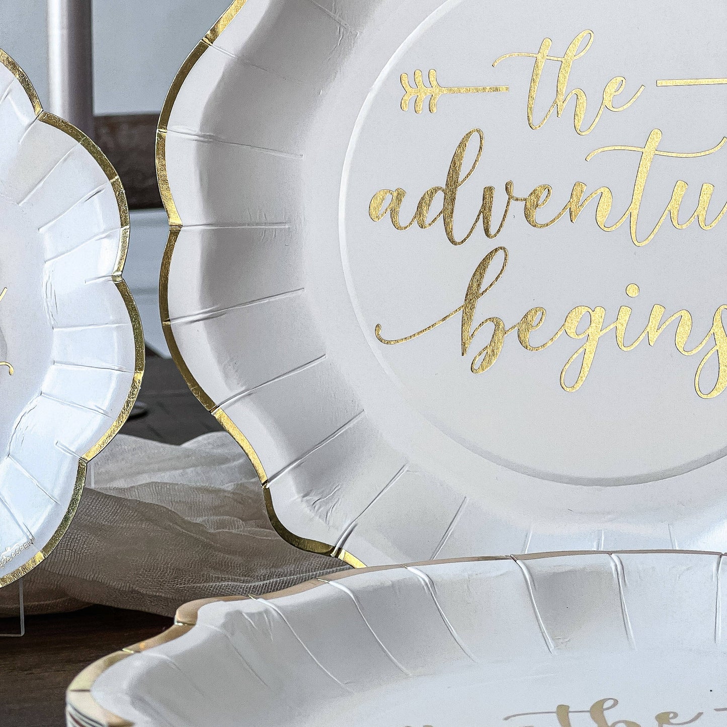The Adventure Begins 72 Piece Party Tableware Set (24 Guests