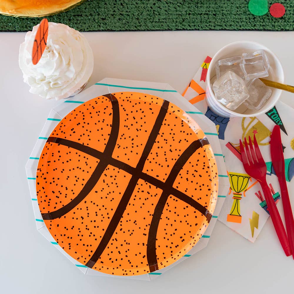 Basketball Dessert Plates