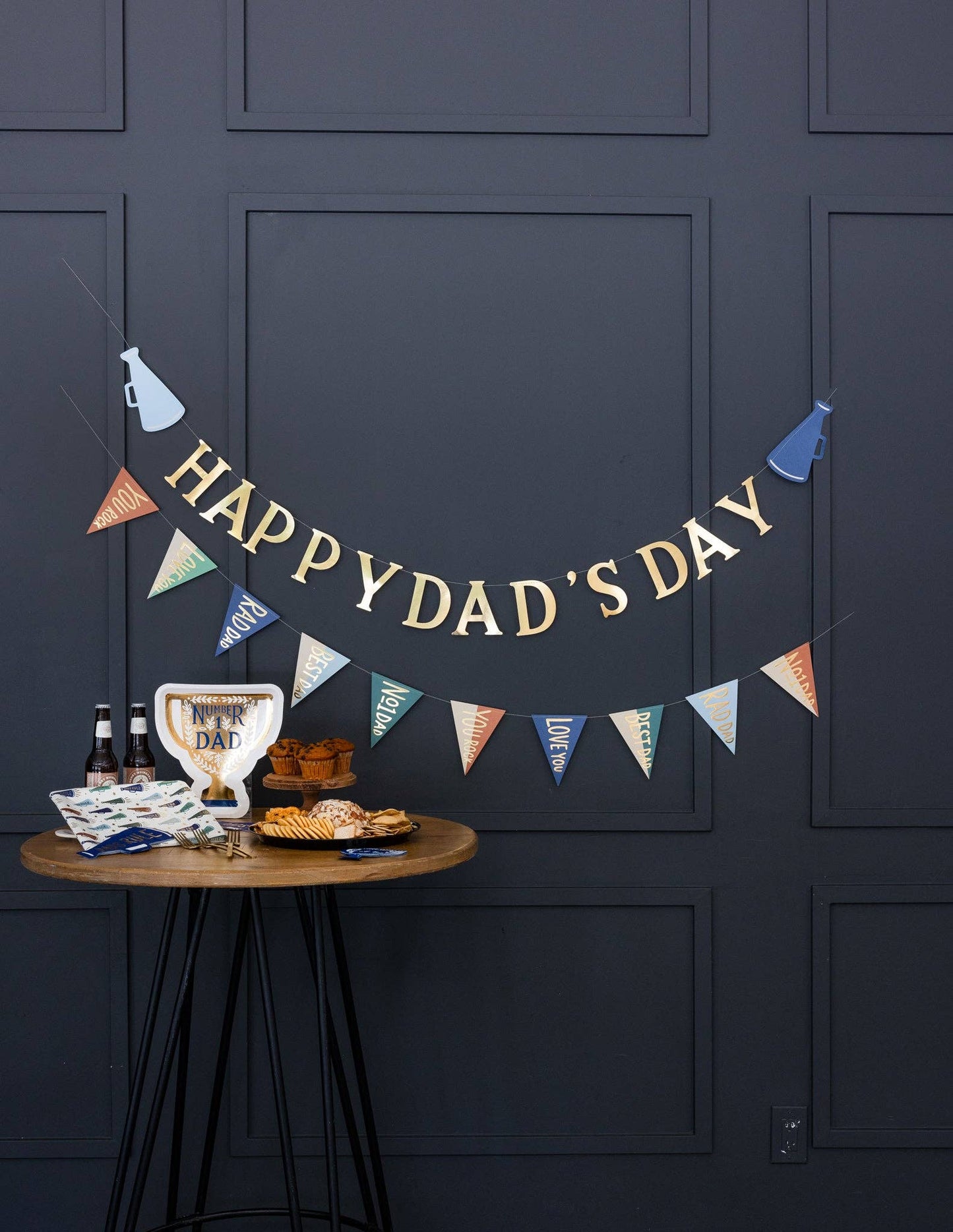 Dad's Day Megaphone Plate