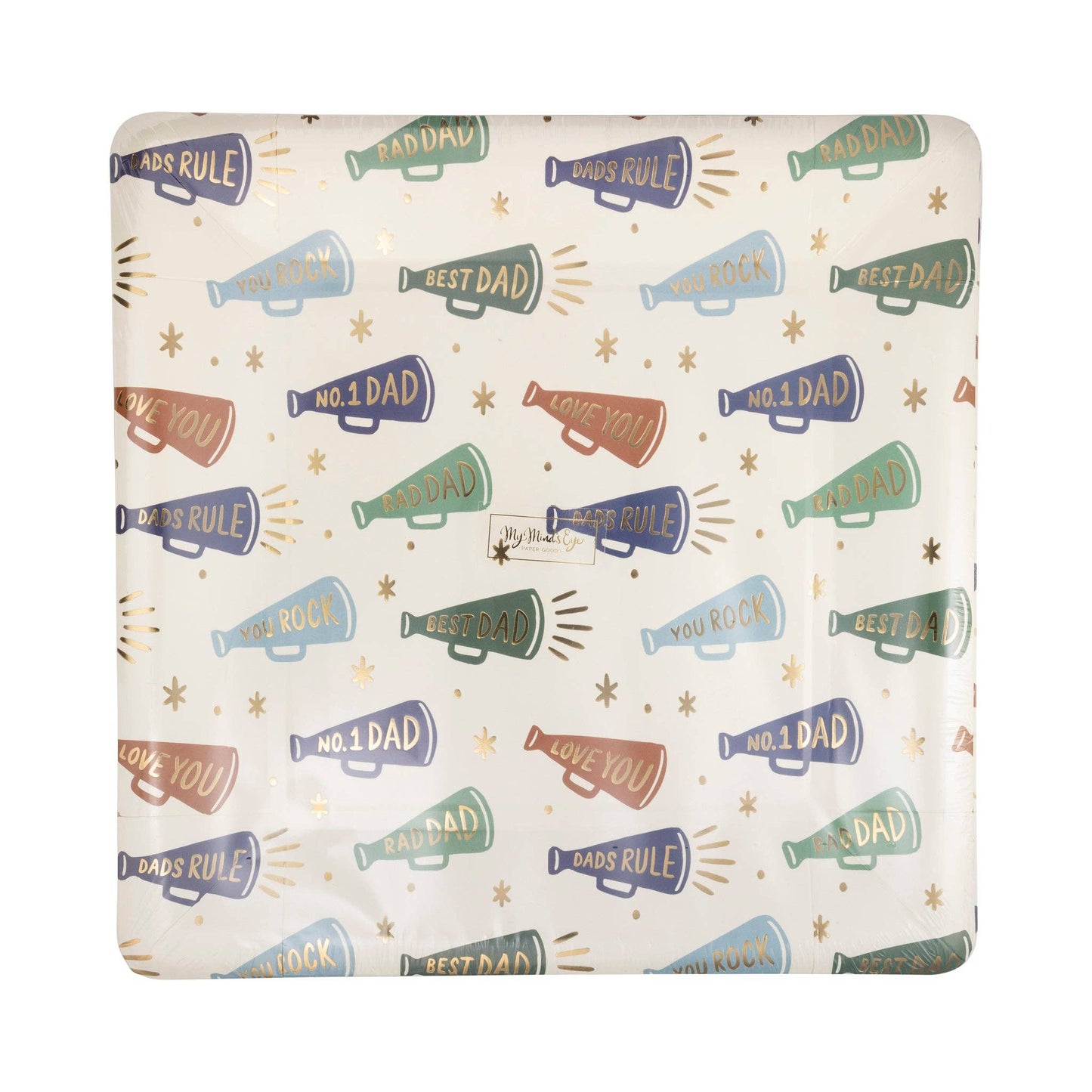 Dad's Day Megaphone Plate
