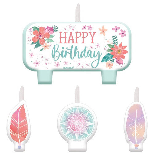 Boho Birthday Candles