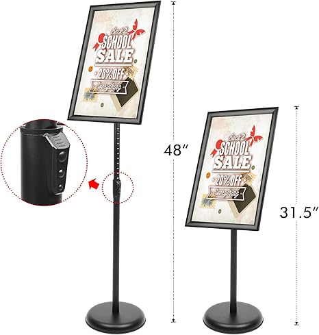Adjustable Poster Sign (11" x 17" Frame) - Rental
