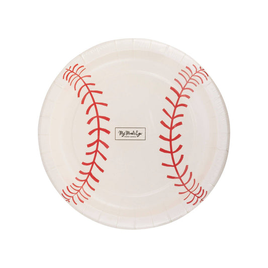 Vintage Baseball Paper Dessert Plates