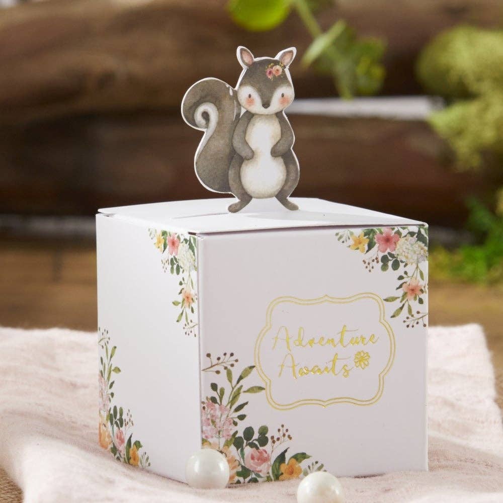 Woodland Baby Favor Box - (Set of 24)