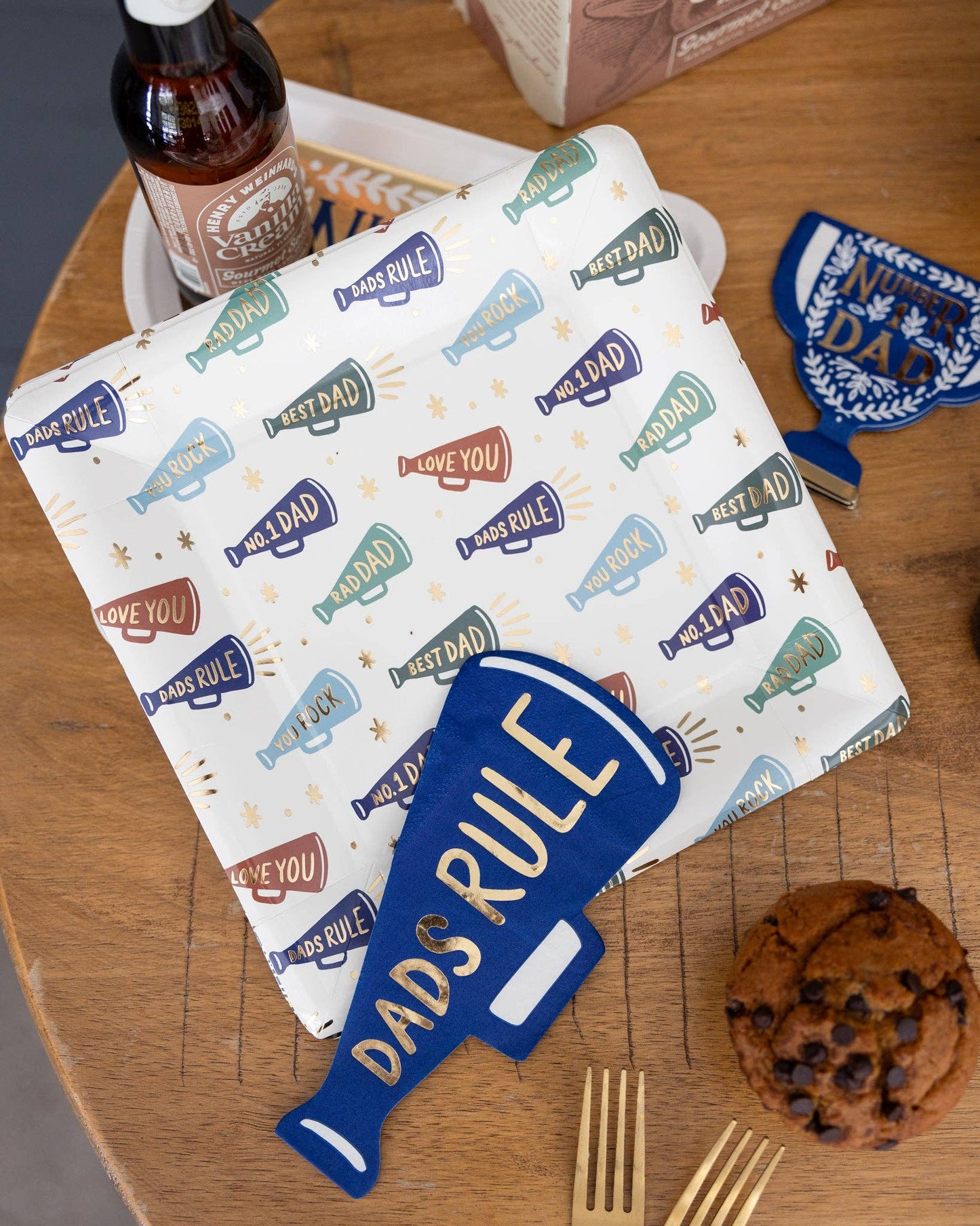 Dad's Day Megaphone Plate