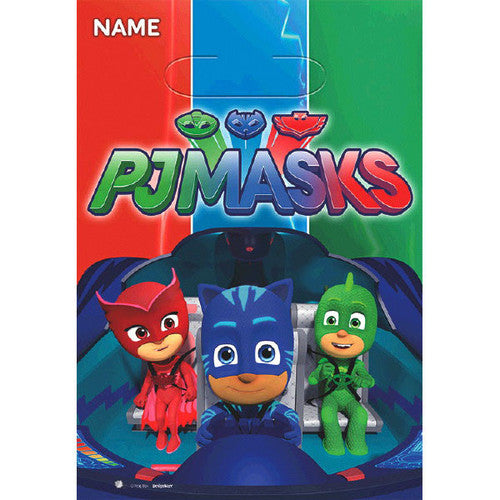 PJ Masks Plates & Goodie Bags Set (8 pcs each)