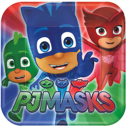 PJ Masks Plates & Goodie Bags Set (8 pcs each)