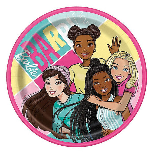 Barbie Dessert Paper Plates