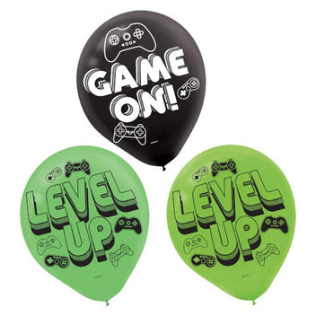Level Up Latex Balloons