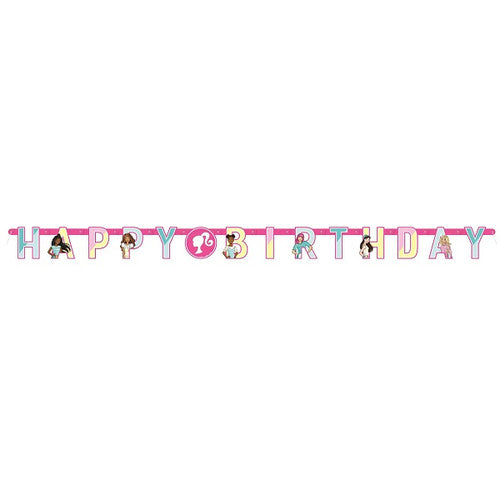 Barbie Happy Birthday Banner