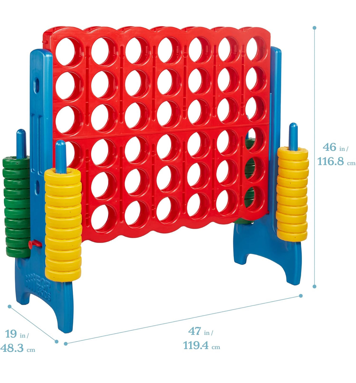 Giant Connect Four Yard Game - Rental