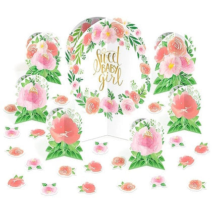 Sweet Baby Girl Tabletop Decorations