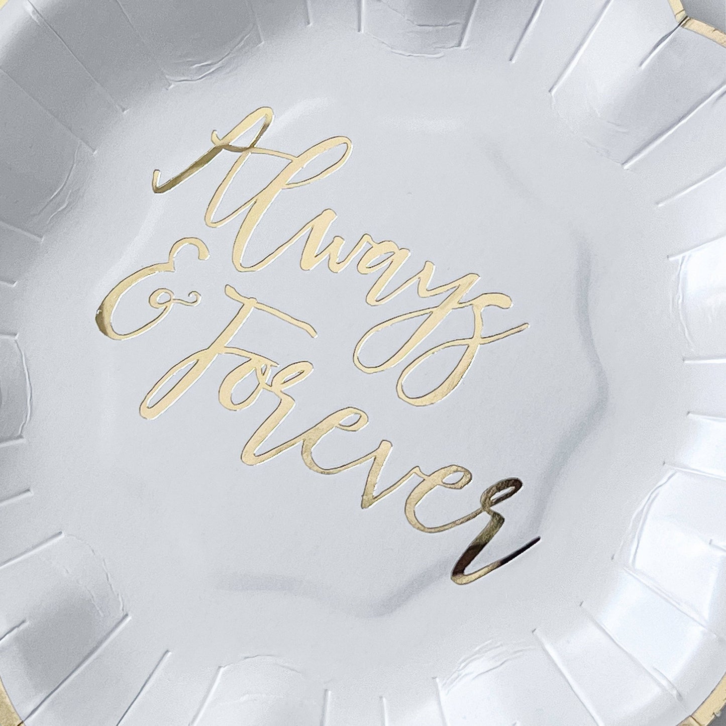 Always & Forever 72 Piece Party Tableware Set (24 Guests)