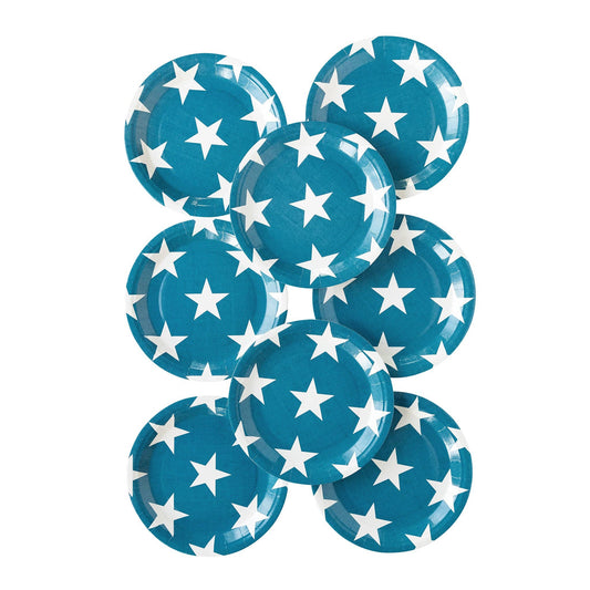 Hamptons Navy Star Paper Plates