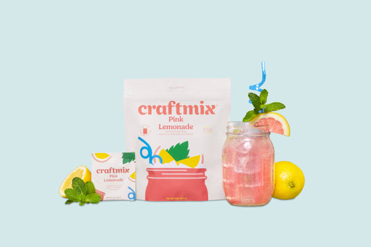 Pink Lemonade/Cocktail/Mocktail Mixer - 12 Serving Party Pack