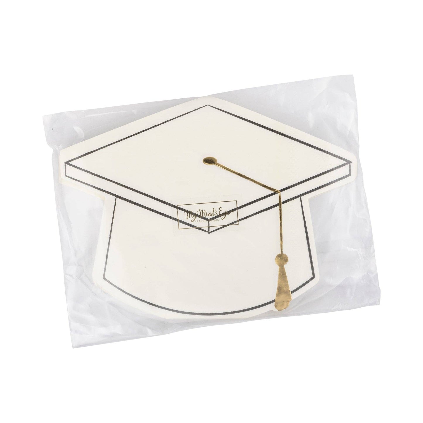 Graduation Cap Shaped Napkins