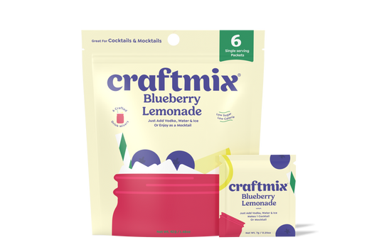 Blueberry Lemonade & Cocktail/Mocktail Mixer - 6 Servings Multipack