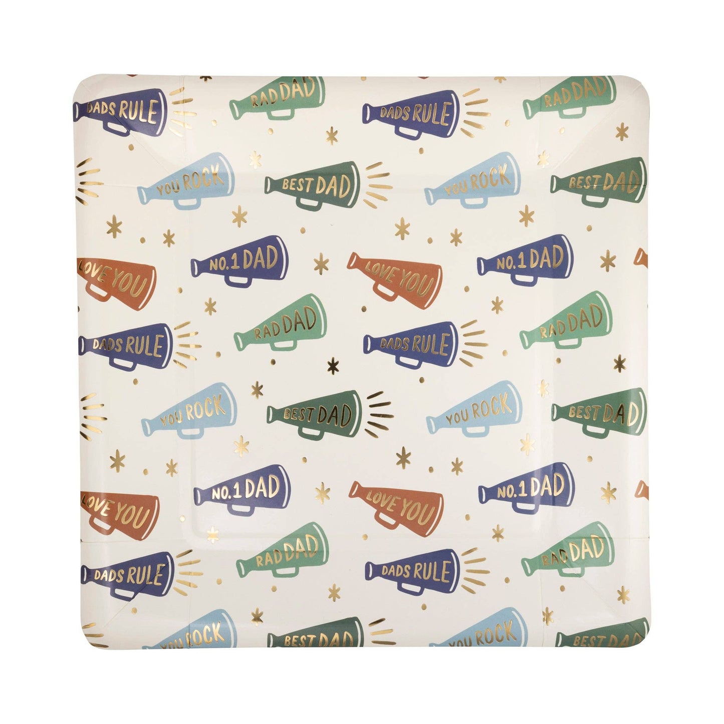 Dad's Day Megaphone Plate