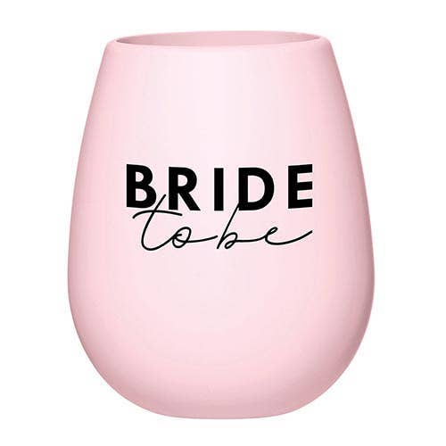 Bride to Be Silicone Wine Glass