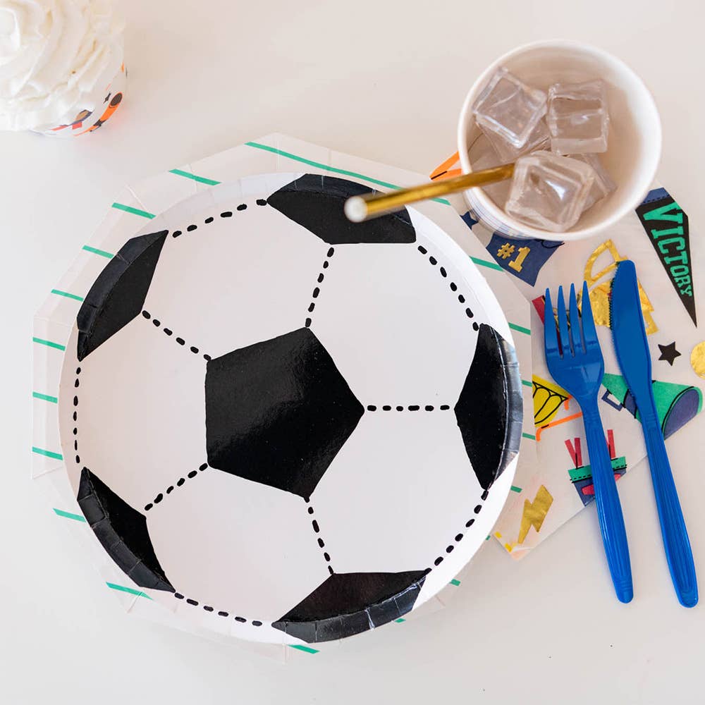 Soccer Ball Dessert Plates