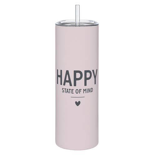 Happy State of Mind Skinny Tumbler
