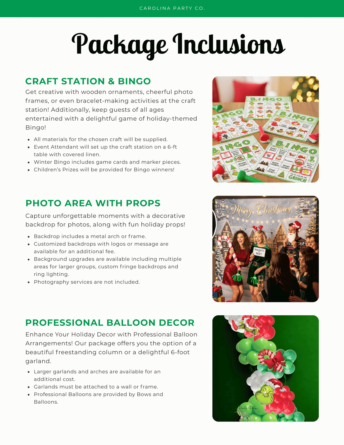 Grinch Party! - Private Party Package
