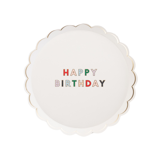 Blanc White Signature Happy Birthday Small Plates