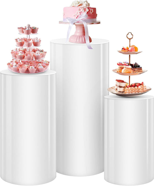 3 Piece Cylinder Pedestal Set - Rental