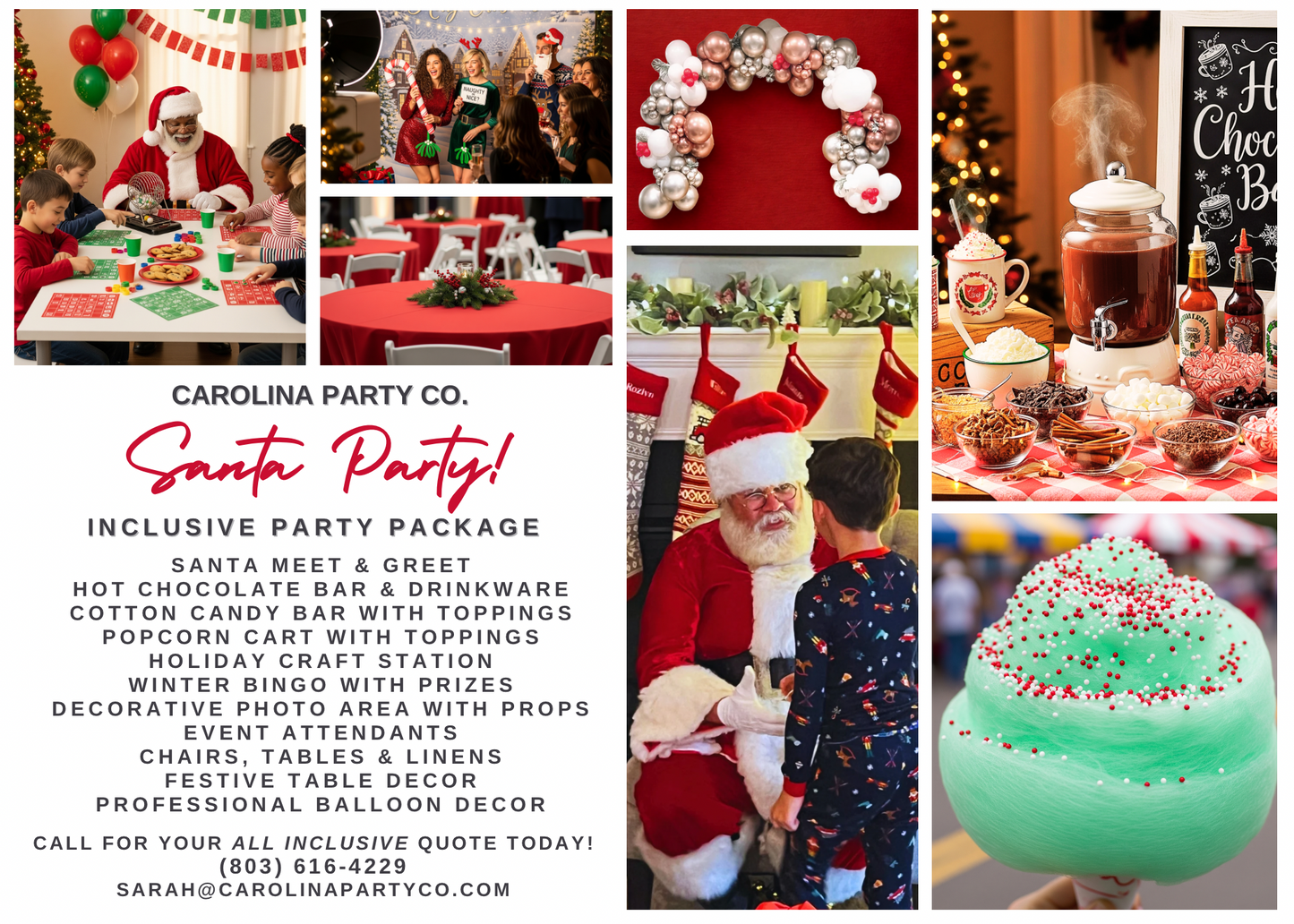 Santa Party! - Contact Us for a Quote