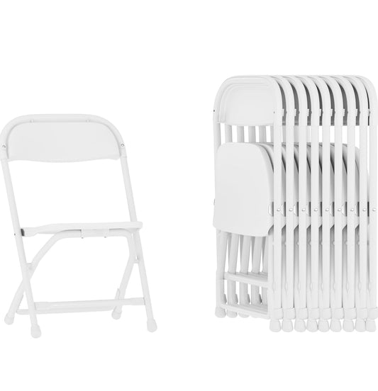 White Kids Folding Chair - Rental