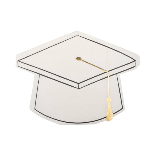 Graduation Cap Shaped Napkins